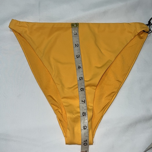 We Wore What Warm Apricot Amber Swim Bottom, SMALL - Picture 6 of 10